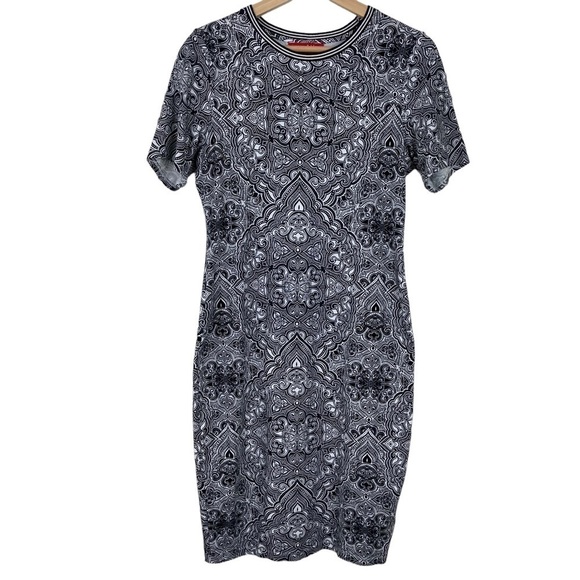 Krimson Klover Printed Cotton Blend Tee Dress - Picture 1 of 9